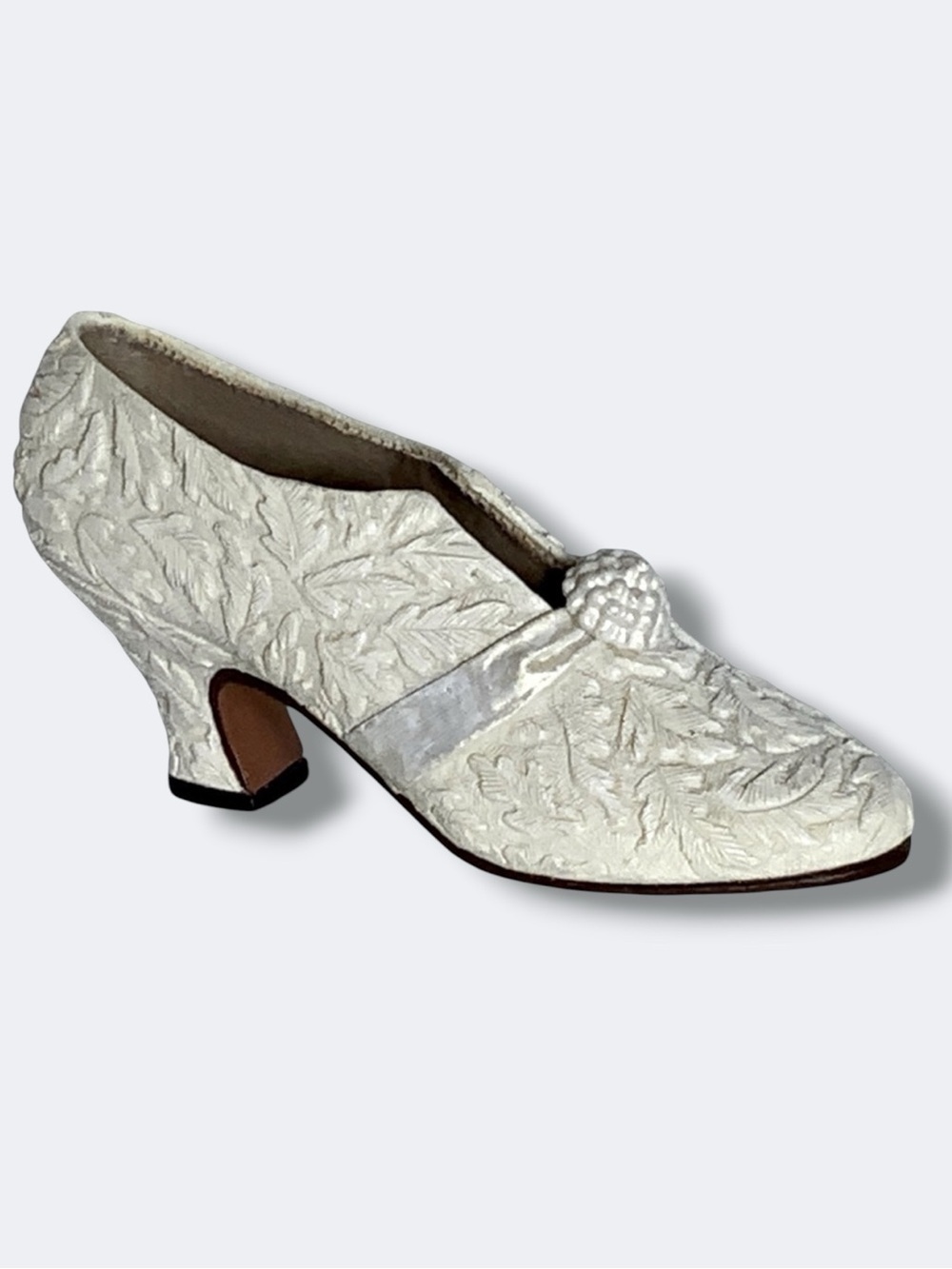 Vintage Just The Right Shoe Wedding I Do Raine Miniature Collectible Ivory 1999